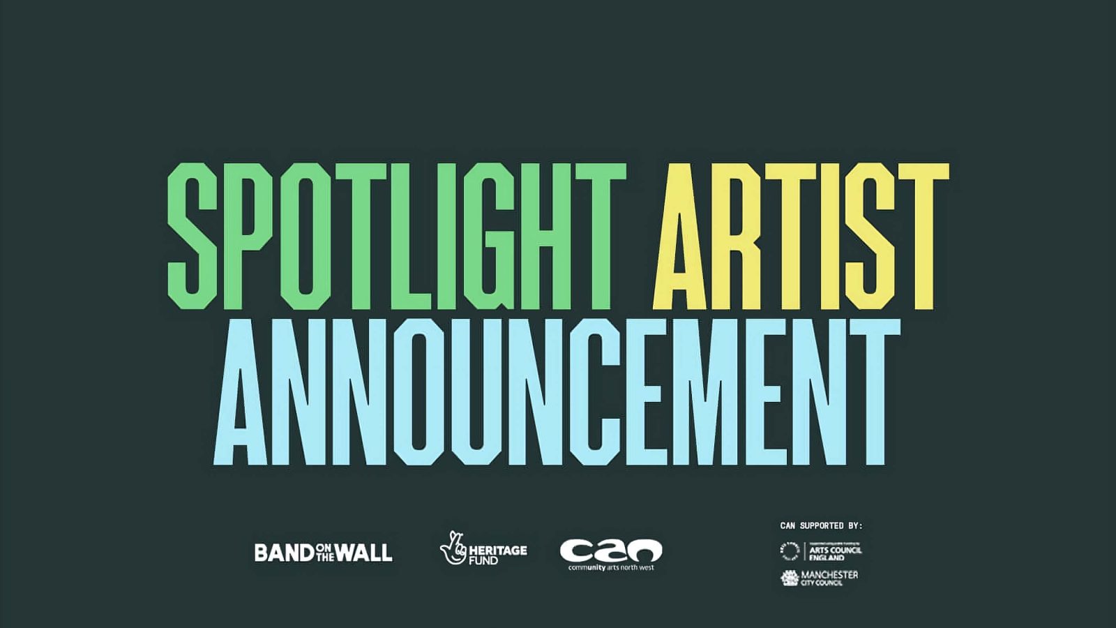 Spotlight Artist Announcement
